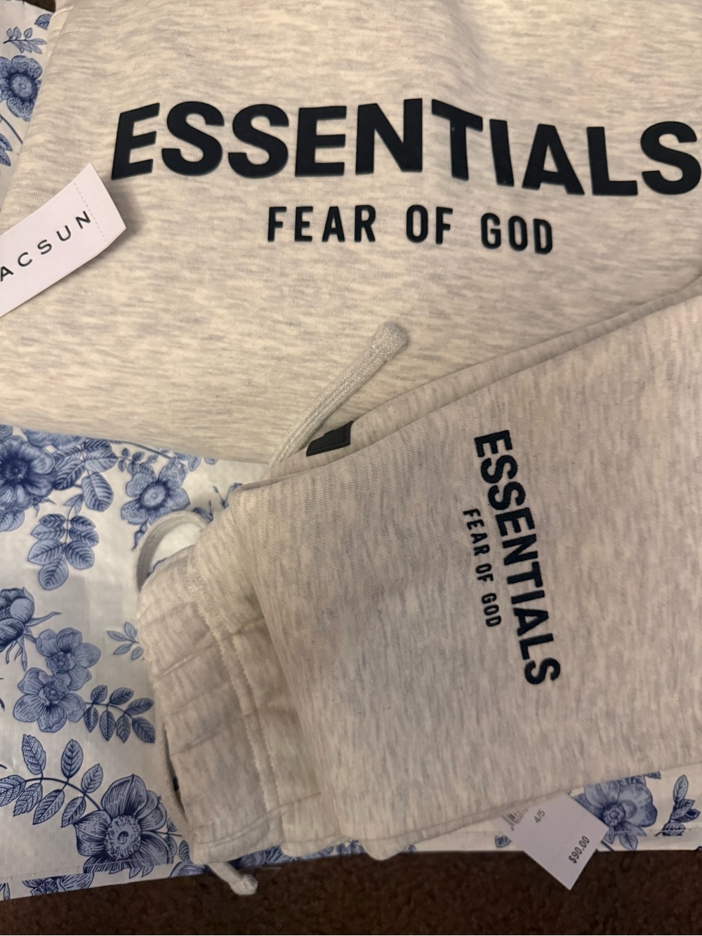 Fear of God ESSENTIALS Light Gray Men’s Sweatpants